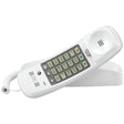 AT&T Corded Trimline Phone with Lighted Keypad, White