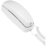 AT&T Corded Trimline Phone with Lighted Keypad, White