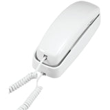 AT&T Corded Trimline Phone with Lighted Keypad, White