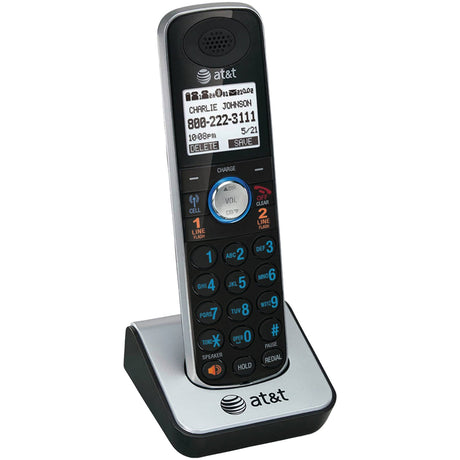 AT&T Cordless Phone Accessory Handset for AT&T TL86109, Distinctive Ringer Tones for Home and Cellular Lines