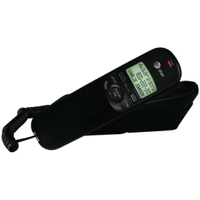 AT&T Corded Trimline Phone with Caller ID, Black