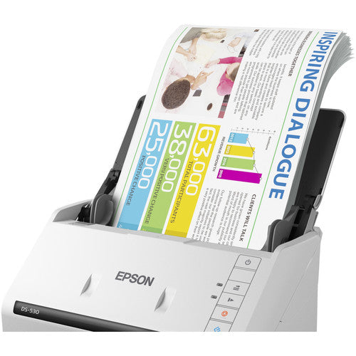 Epson B11B236201-RB DS-530 Color Duplex Document Scanner - Refurbished