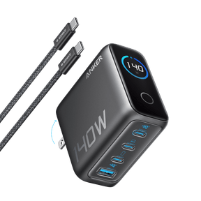 Anker Charger (140W, 4-Port, PD 3.1) with USB-C Cable