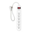 Rayovac 6-AC Outlet 1000-Joules Surge Protector Power Strip, 1.5-Ft. Cord with Flat Plug, HM-PS-170