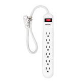 Rayovac 6-AC Outlet 1000-Joules Surge Protector Power Strip, 1.5-Ft. Cord with Flat Plug, HM-PS-170