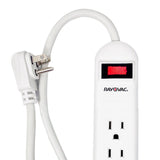Rayovac 6-AC Outlet 1000-Joules Surge Protector Power Strip, 1.5-Ft. Cord with Flat Plug, HM-PS-170