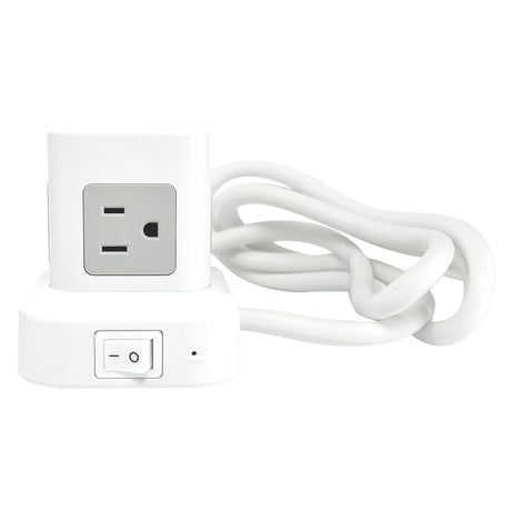 Rayovac 5-AC Outlet and 3-USB Port 540-Joules Power Cube Surge Protector, 5-Ft. Cord with Flat Plug, SS-P927
