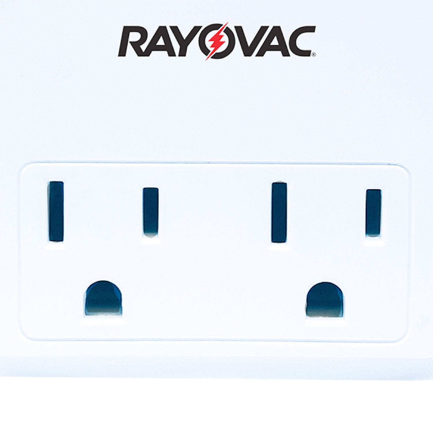 Rayovac AC Outlet and 2-USB Port 300-Joules Portable Surge Protector Wall Tap with Phone Holder, 2 Outlet