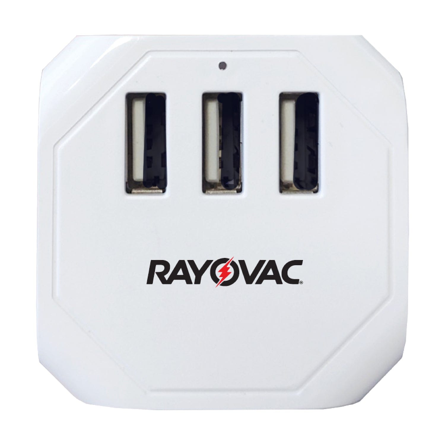 Rayovac 3-AC Outlet and 3-USB Port Portable Power Strip and Charger Wall Tap Cube, SS-Q303