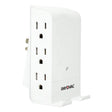 Rayovac 6-AC Outlet 540-Joules Surge Protector Wall Tap with Wireless Charging Phone Holder, SS-Q615