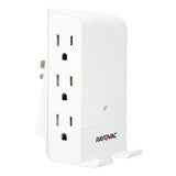 Rayovac 6-AC Outlet 540-Joules Surge Protector Wall Tap with Wireless Charging Phone Holder, SS-Q615