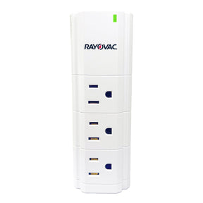 Rayovac 9-AC Outlet and 2-USB Port Portable Power Strip and Charger Wall Tap, SS-Q902