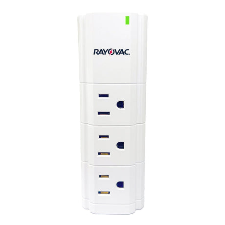 Rayovac 9-AC Outlet and 2-USB Port Portable Power Strip and Charger Wall Tap, SS-Q902
