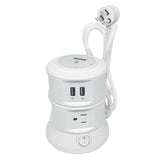 Rayovac Charging Tower 6-AC Outlet 540-Joules Surge Protector with Wireless Charging, 2 USB-A and 2 USB-C Ports, 5-Ft. Cord