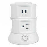 Rayovac Charging Tower 6-AC Outlet 540-Joules Surge Protector with Wireless Charging, 2 USB-A and 2 USB-C Ports, 5-Ft. Cord