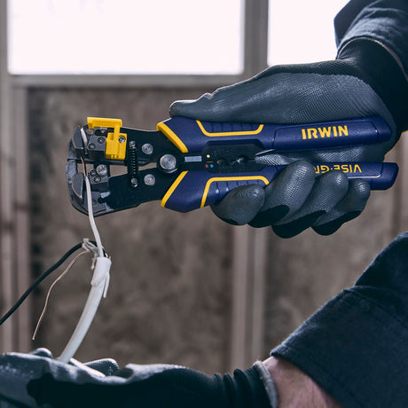 Irwin VISE-GRIP 8-In. Self-Adjusting Wire Stripper, 2078300