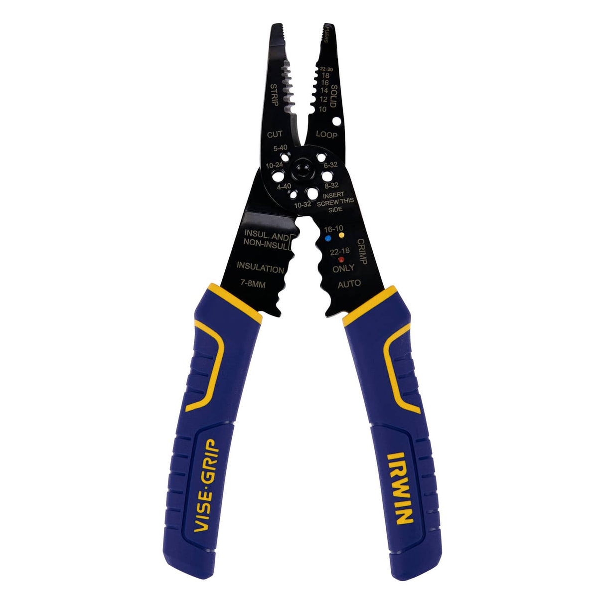 Irwin VISE-GRIP 8-In. Wire Stripper/Cutter/Crimper Multi-Tool, 2078309