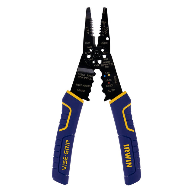 Irwin VISE-GRIP 8-In. Wire Stripper/Cutter/Crimper Multi-Tool, 2078309