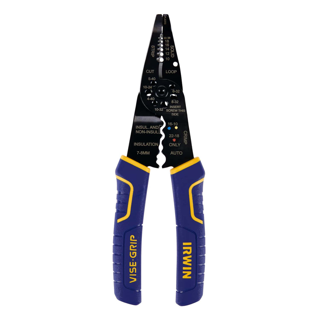 Irwin VISE-GRIP 8-In. Wire Stripper/Cutter/Crimper Multi-Tool, 2078309