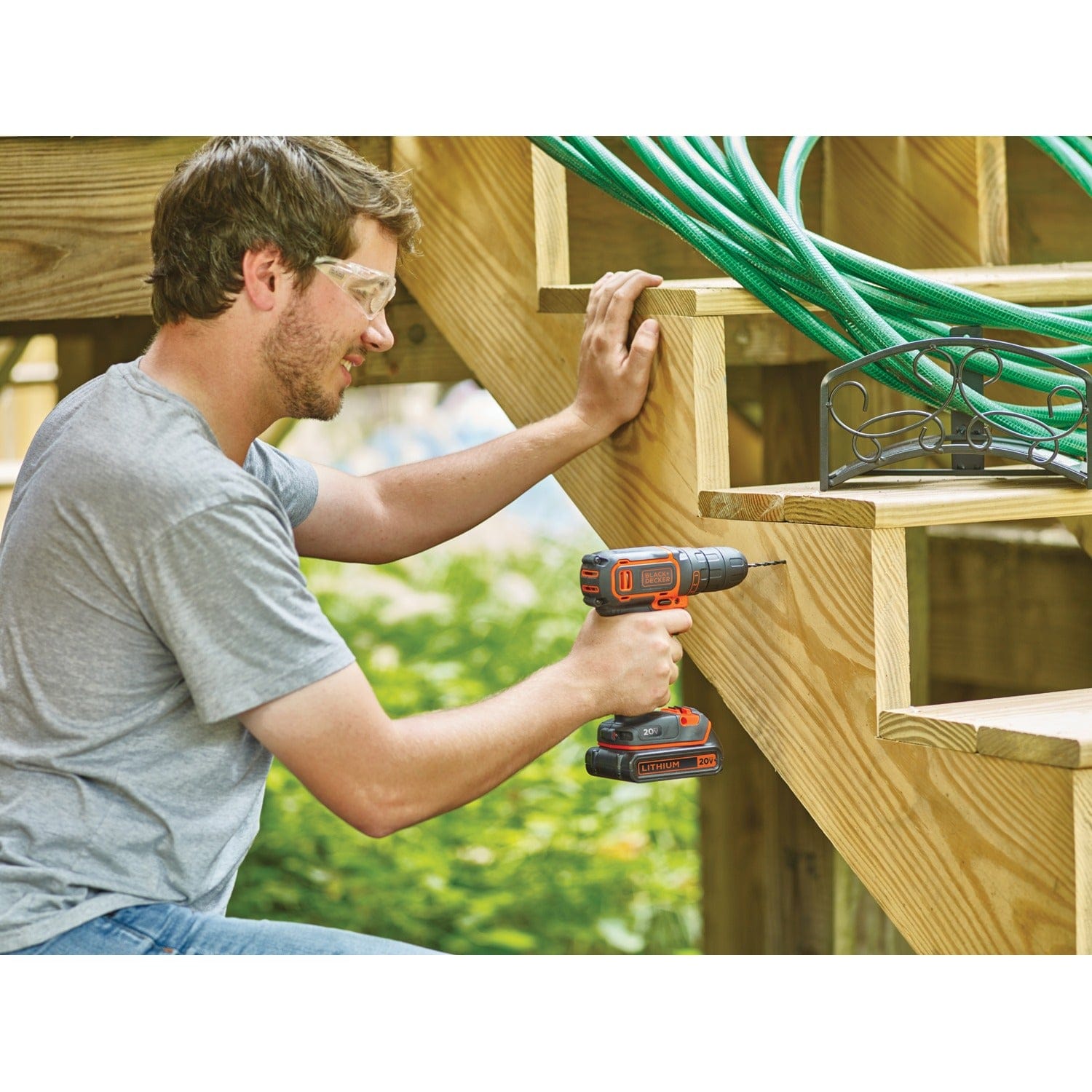 Black+Decker 20-Volt MAX* Lithium Single-Speed Drill/Driver