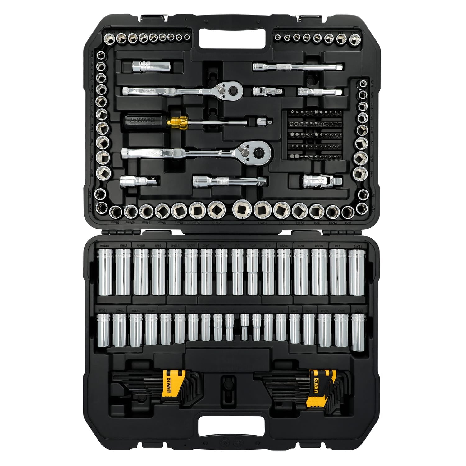 Dewalt TOUGHSERIES 3 Drive Mechanics Tool Set with 182 Pieces plus Case, DWMT45404