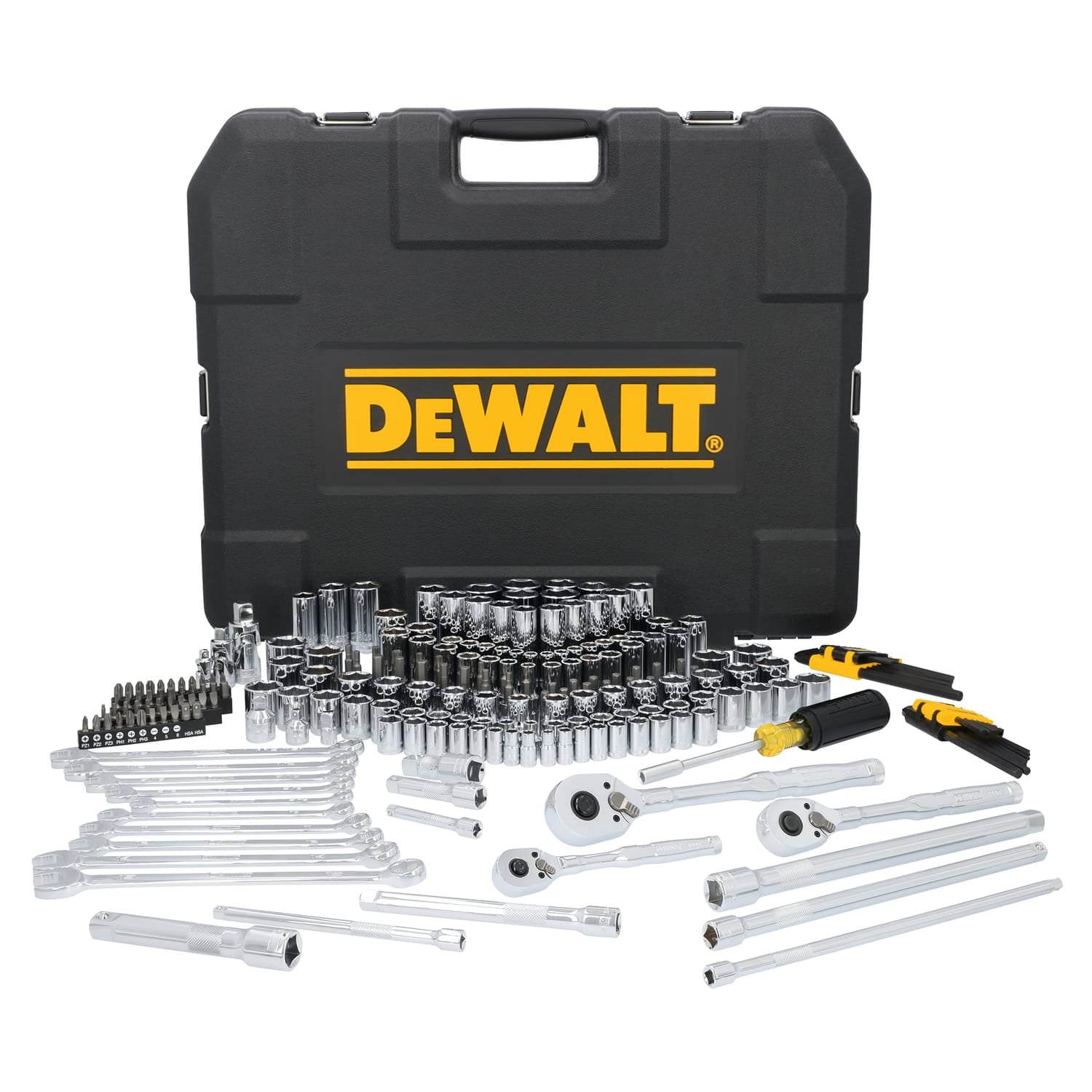 Dewalt TOUGHSERIES 3 Drive Mechanics Tool Set with 242 Pieces plus Case, DWMT45417