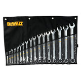 Dewalt TOUGHSERIES 17-Piece SAE Combination Wrench Set plus Roll Pouch, DWMT45428