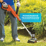Black+Decker 20-Volt MAX* POWERCONNECT Cordless 2-in-1 String Trimmer and Edger with Battery and Charger, LST300