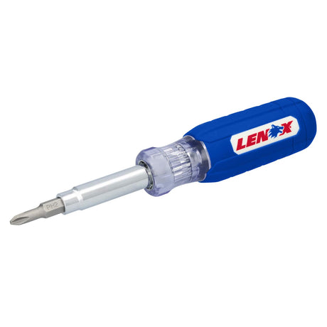 Lenox 6-in-1 Multi-Bit Screwdriver, Blue, LXHT68005