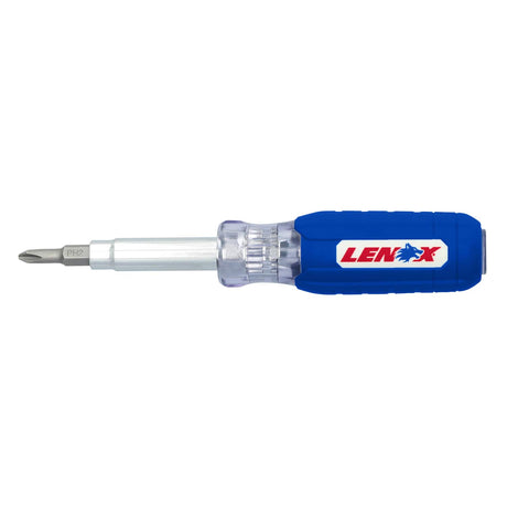 Lenox 6-in-1 Multi-Bit Screwdriver, Blue, LXHT68005