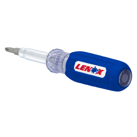 Lenox 6-in-1 Multi-Bit Screwdriver, Blue, LXHT68005