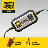 Stanley FATMAX 2-Amp 6-Volt/12-Volt Automatic Battery Charger/Maintainer for Lead-Acid Batteries, BC2F