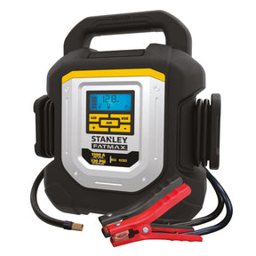 Stanley FATMAX Portable Car Jump Starter, 120-PSI Air Compressor, USB Power Bank with 1500-Amp Peak for V8 Cars/Trucks, and LED Light