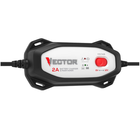 Vector 2-Amp Automatic Battery Charger/Maintainer with 6-Volt/12-Volt Selector, VECBC2