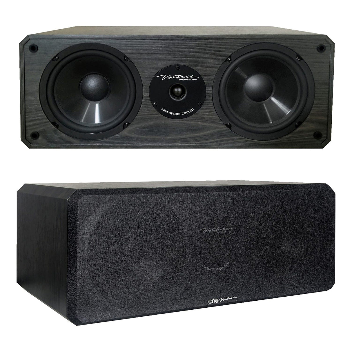 BIC America Venturi DV62CLR-S 175-Watt 3-Driver 2-Way Center Channel Speaker