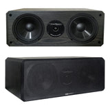 BIC America Venturi DV62CLR-S 175-Watt 3-Driver 2-Way Center Channel Speaker