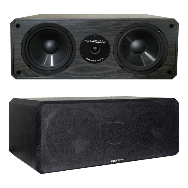 BIC America Venturi DV62CLR-S 175-Watt 3-Driver 2-Way Center Channel Speaker