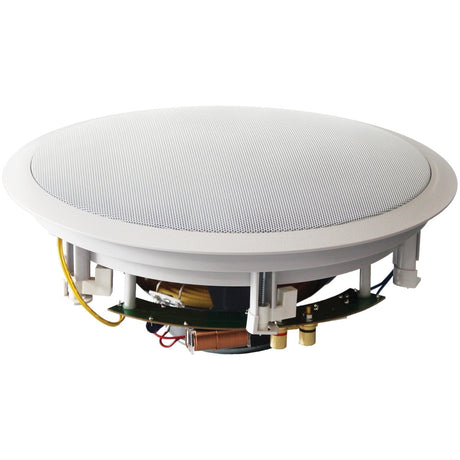 BIC America 10-In. 250-Watt Acoustech H310C 10-In. 3-Way In-Ceiling Speaker with Woven Fiber Woofers and Liquid-Cooled Titanium Tweeter, 8 Ohms