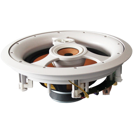 BIC America 10-In. 250-Watt Acoustech H310C 10-In. 3-Way In-Ceiling Speaker with Woven Fiber Woofers and Liquid-Cooled Titanium Tweeter, 8 Ohms