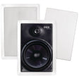 BIC America 6.5-In. 150-Watt Muro M-PRO6W 2-Way Outdoor In-Wall Speaker Pair with Polygraphite Woofer and Pivoting Titanium Tweeter, 8 Ohms