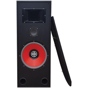 BIC America RtR Eviction Series RtR-EV15 15-In. Indoor 3-Way Bi-Ampable Tower Speaker, 430 Watts