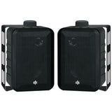 BIC America RtR Series RTRV44-2 4-In. Indoor/Outdoor Weather-Resistant Speakers, 100 Watts, Black