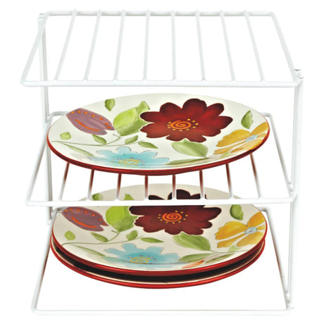 Better Houseware White-Coated Steel Corner Storage Rack