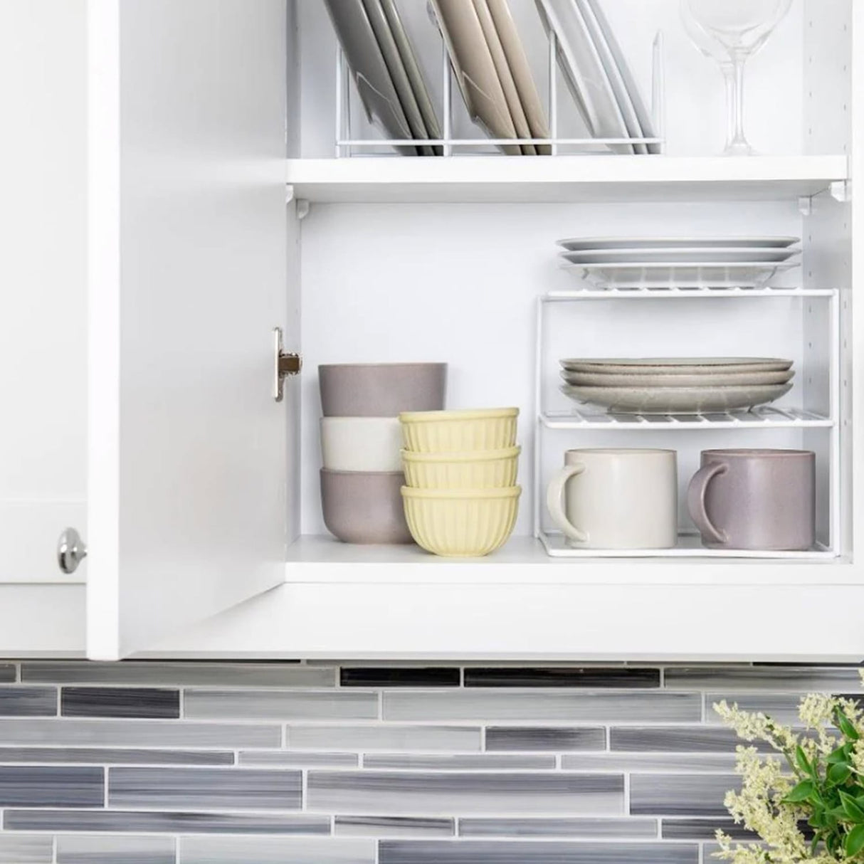 Better Houseware White-Coated Steel Corner Storage Rack