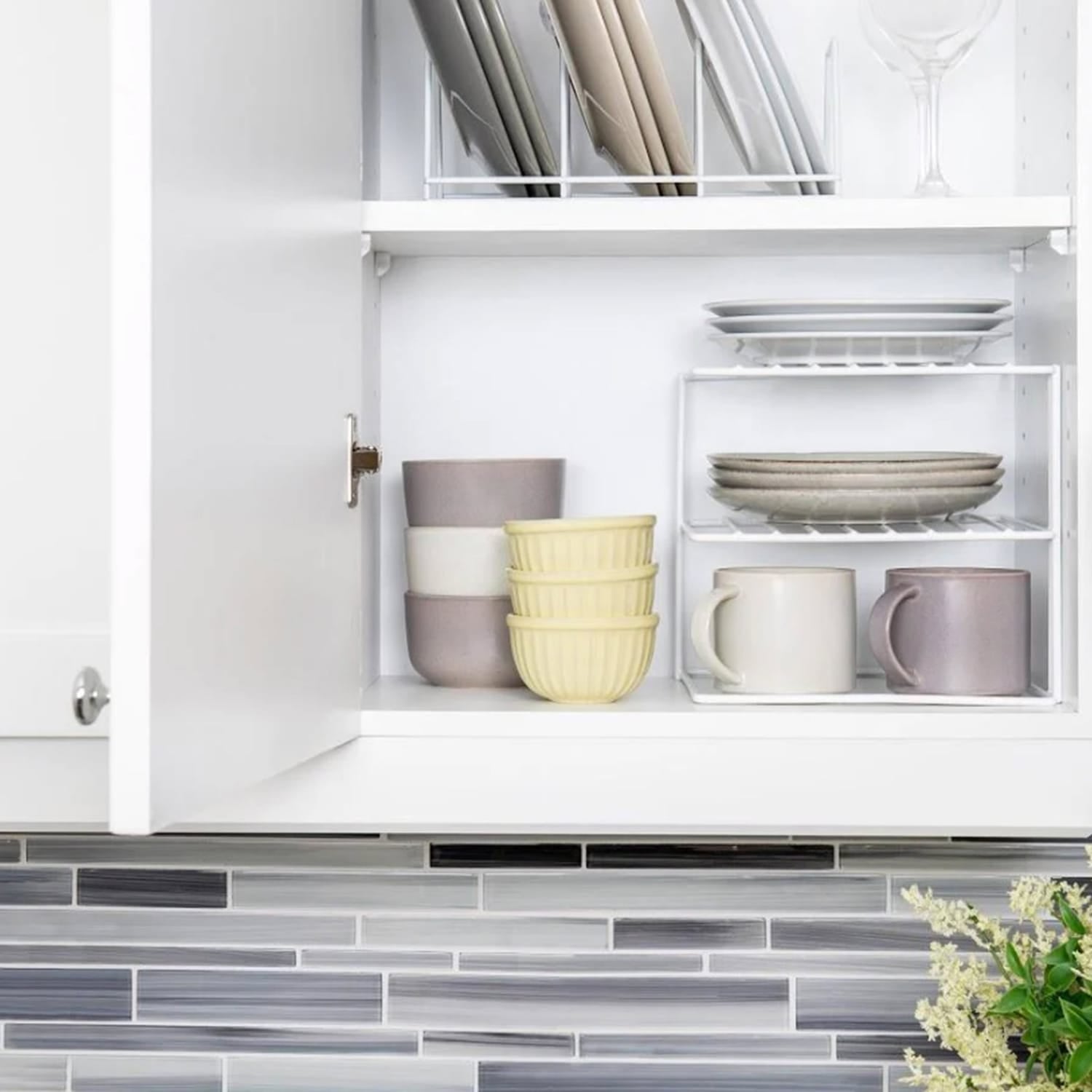 Better Houseware White-Coated Steel Corner Storage Rack