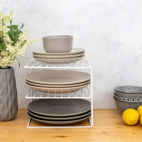 Better Houseware White-Coated Steel Corner Storage Rack