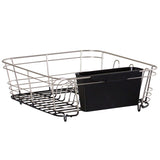 Better Houseware 2-Piece Dish Drainer, Stainless Steel
