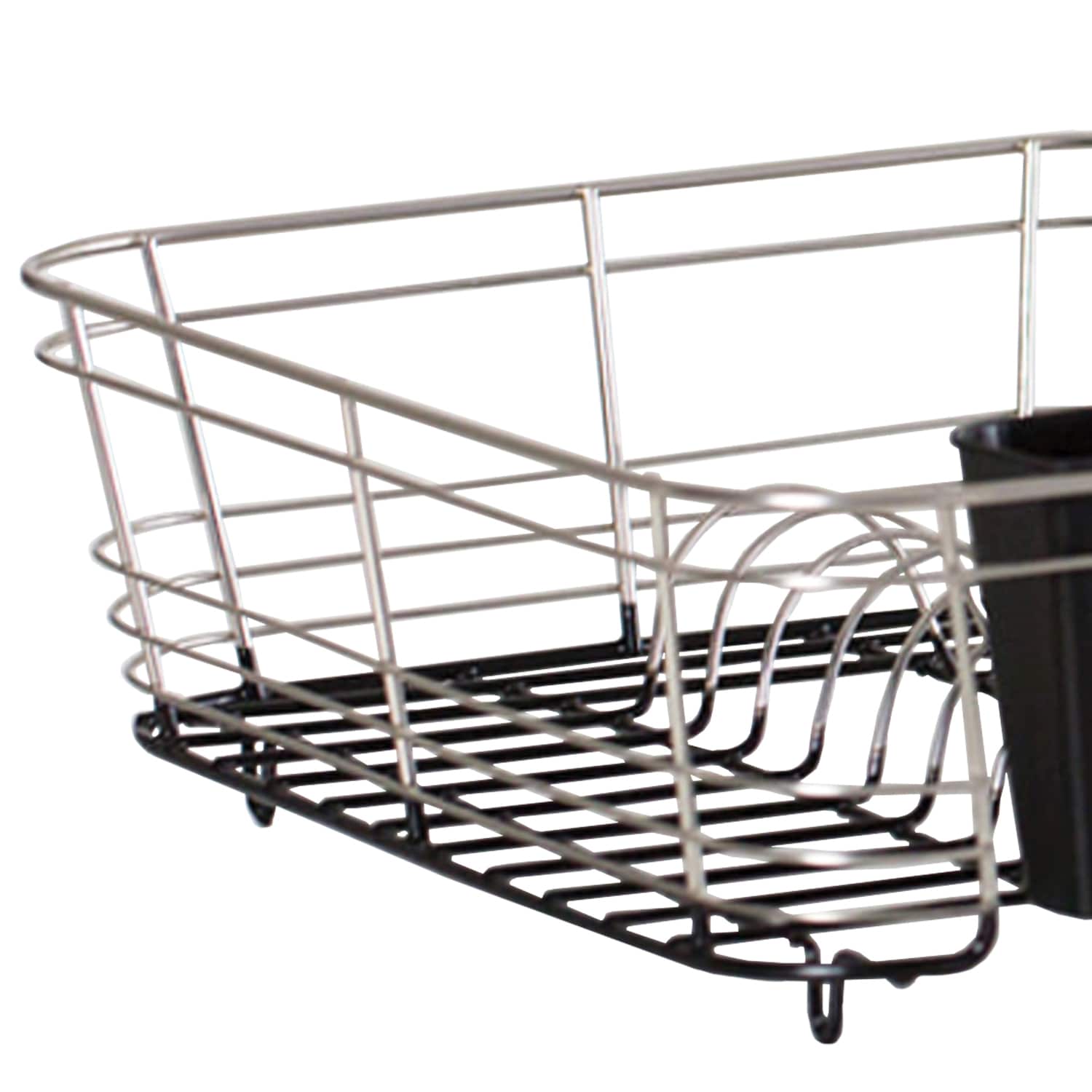 Better Houseware 2-Piece Dish Drainer, Stainless Steel
