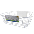 Better Houseware 2-Piece Dish Drainer, White