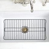 Better Houseware Extra-Large Coated Steel Sink Protector, Black
